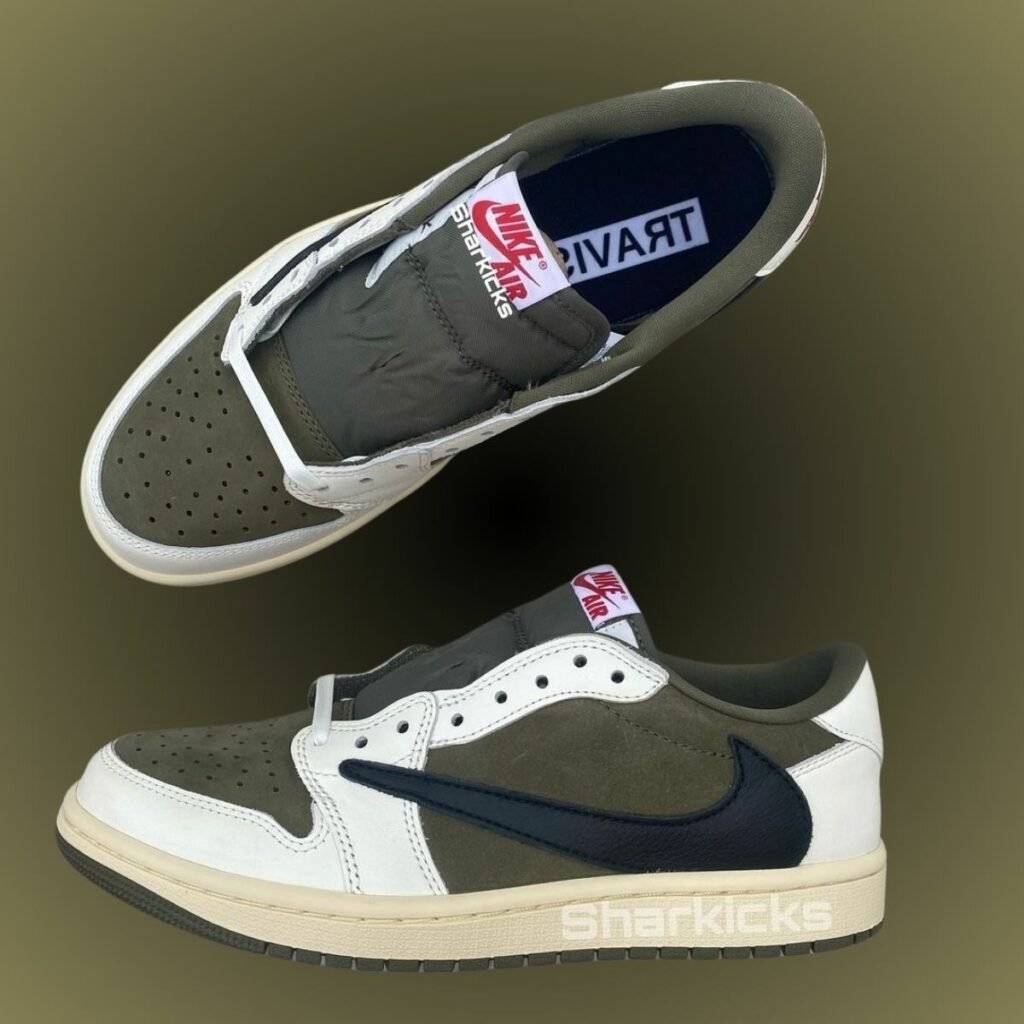 Travis Scott Air Jordan 1 Low OG Olive DM7866-200