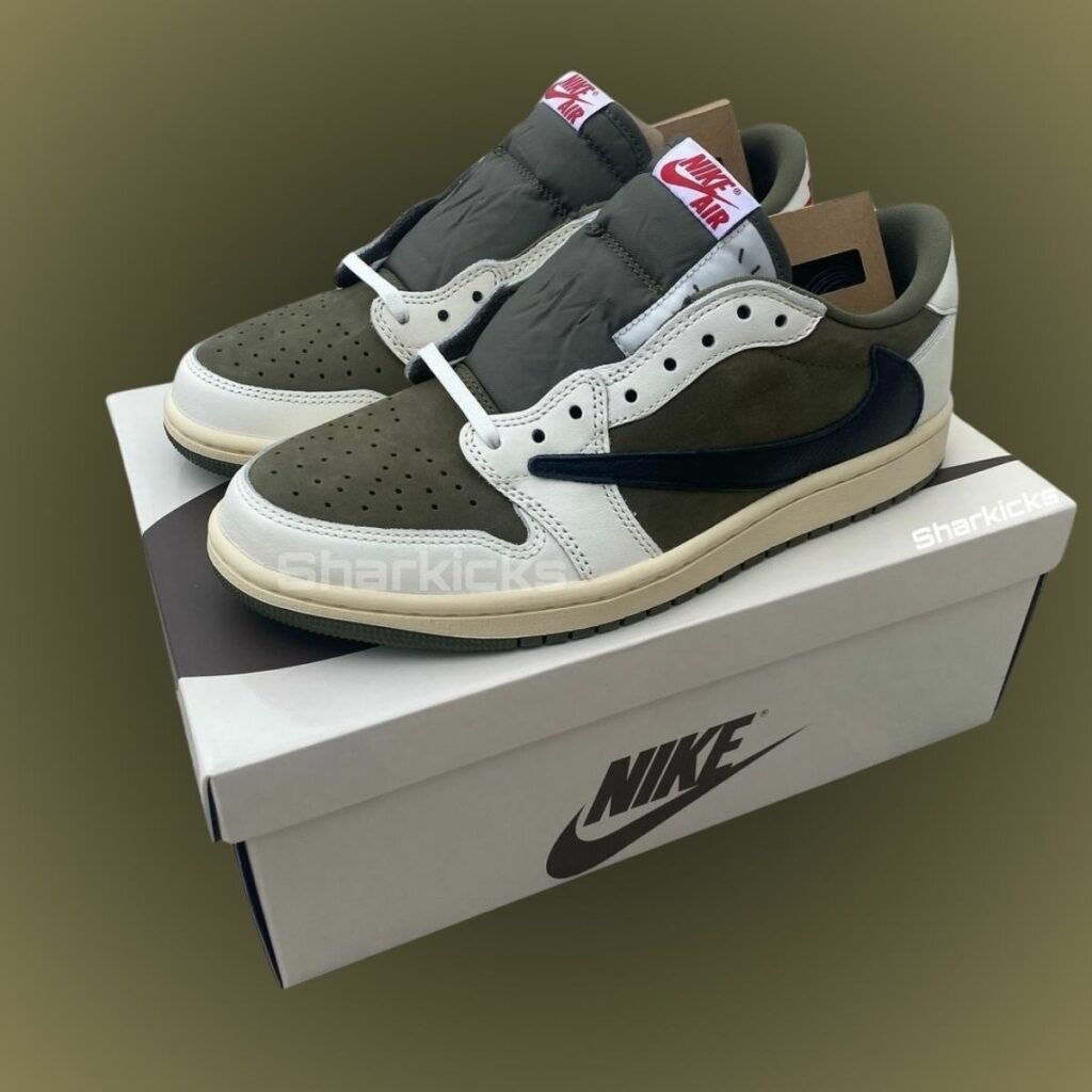 Travis Scott Air Jordan 1 Low OG Olive DM7866-200
