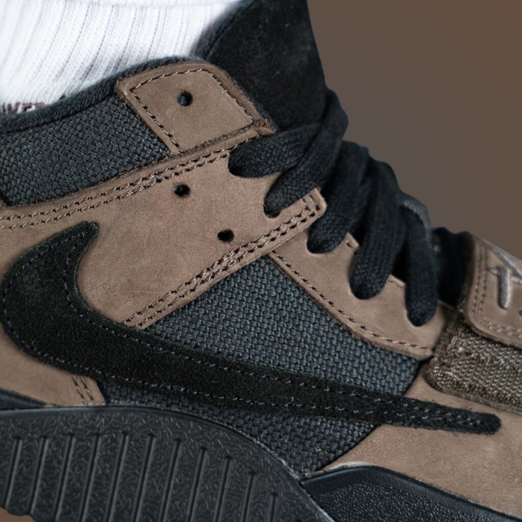 Travis Scott Jordan Jumpman Jack Dark Mocha On-Feet